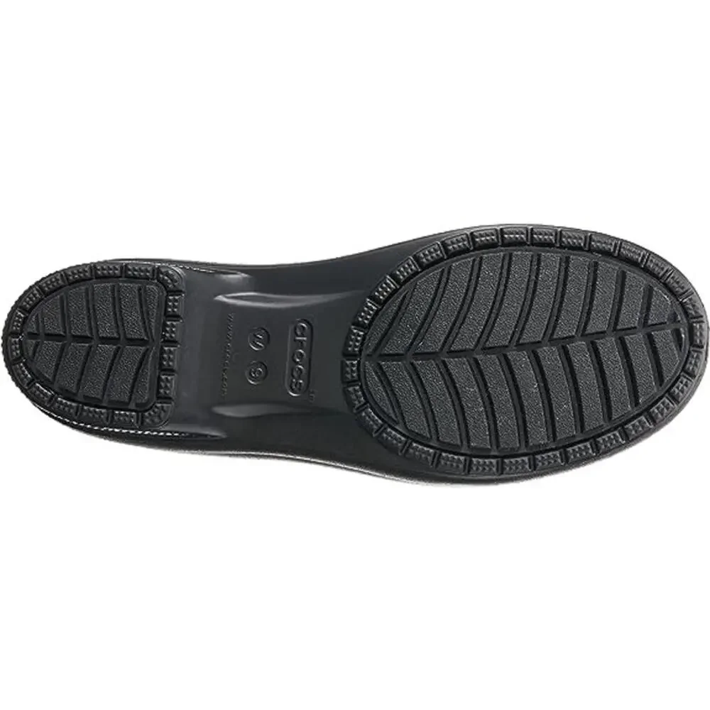 NEW Crocs Black Freesail Chelsea Ankle Rain Boot Booties Women's Size 4